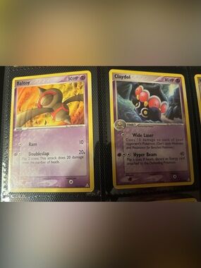 Pokemon holon phantoms Psychic Claydol Cards - Purple & Yellow Borders